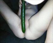 Cucumber Fun 2 - Hear her moan... (pussy sound) xx from xx and xx sexww waptrick girl