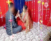 Real village wedding night, Indian newly married bride's first time hardcore sex HQ XDESI. from real first night indaian sex video