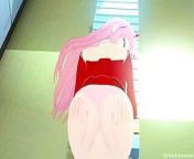 FWB with Zero Two in the changing room from zero two darling in the franxx