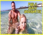 PUBLIC EXTREME AT BEACH UNDERWATER...GOT CAUGHT from full movie family nude beach