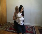 Kinbaku bondage - Me suffering in rope and shared an intense moment from petite japanese schoolgirl has orgasm taking bbc cum
