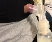 bbw big tit lactating milf huge nipples pumps milk montage from anon ib vt