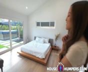 Househumpers Hot Asian Wife and Real Estate Agent Have Threesome with Husband in Bedroom from house wife and home worker xxx videos