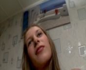 POV Blonde Beauty Nott R Milks a Hard Cock with Her Mouth! from sister r