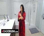 Step Daughter Jasmine Sherni Feels Weird About Her New Stepdad Feeling Up Her Tits And Ass -DadCrush from sherni