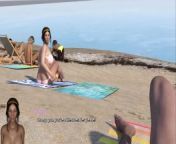 The Adventurous Couple: Watching Sexy Girls On Nude Beach-S2E34 from jackie chan cartoon girls nude boob