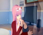 [Darling in the franxx] Zero Two (3d hentai) from darling in the franxx hentai