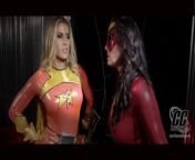 SPIDER LADY DYNA GIRL & ELECTRA WOMAN from telugu heroin namitha p