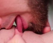 Sensitive close-up pussy licking from pisano