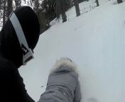 last day in the snow I catch it next to the slopes blowjobs and doggy from vang