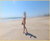 Exhibitionist Wife Beach Voyeur 4k | Fully Nude | Wifey Does from enf nude at public