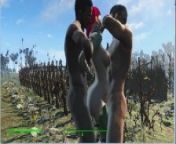Two guys fuck a pregnant girl in a corn field | fallout 4 sex mod from pregnant anime