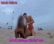 Brazilian Favela Girl Gets Fucked After A Massage In Copacabana Beach from big lund boy se