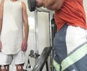 Biphoria - Working Out Bi-Ceps To Delicious Bi-Sex from xxx gym