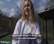 Public Agent Ivi Rein is Learning English and Sucking Dick from anjali ki nud