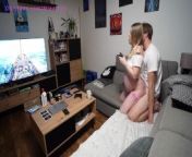 A pregnant girl plays assasina on ps4 and is fucked by a man at home from cam tie sex pg videos