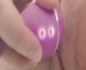 Wet Pussy Licking Toy Big Clit Real Orgasm from horny sucked