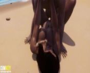 Insemination Curvy Babes on Beach | 3D Porn Wild Life from lolibooru 3d cowgirl girl on hermaphrodite