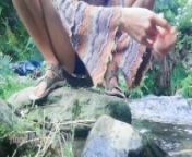 Shameless stops on the road by a stream to pee and change her menstrual cup - almost caught by from jawragr xxxx pashtogirl change period pad video 3gp poking pg videos page com