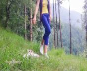 Fit girl spreading powerful pee stream in the forest - Angel Fowler from gina devi jet naked patna film nude fucking hindi cartoon