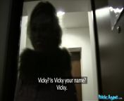 Public Agent Worldclass Wifey Fucks a Stranger while her Husband Waits Outside from vicky dolccemods