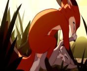 Patreon Blitzdrachin : Straight yiff animation , cum inside, size difference , fox and rabbit from yzdf