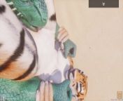 Wild Life Scaly Furry Porn Tiger With Dragon from 龙虎武师 2020