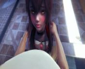 [GENSHIN IMPACT] POV Amber is not useless anymore (3D PORN 60 FPS) from genshin hentai 3d