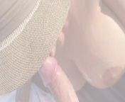 Fucking with cumshot in boobs at the Nude Beach from masturbation beach voyeur