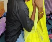 Fucking Indian Desi in hot yellow saree (part-1) from sasur bahu web series ful