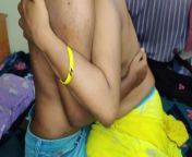 Fucking Desi indian in hot Yellow saree(part-2) from www devika boobs saree sex com