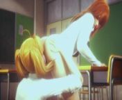 [NAGATORO] Yoshi and Gamo's lesbian play (3D PORN 60 FPS) from gumo