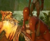 Tribe woman swallowing cum in the jungle 3D from himba tribe woman nude