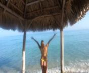 Swimming in the Atlantic Ocean in Cuba 2 from lsm nudism