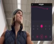 Cumming hard in grocery store with Lush remote controlled vibrator from girl in public with remote controlled vibrator from remote control vibrator watch