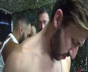 Huge gay orgy in the military barracks from gay group sex film prison naked liza anna mpg