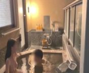 First hot spring trip♡SEX in a stylish open-air bath at night♡Japanese amateur hentai from sex telugu movie first nights suvosri fuking photos