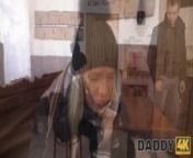 DADDY4K. Sled and Fireplace Adventure from old women and young man very hot sex movie sceneon fack by momull l