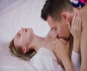 ULTRAFILMS Super hot blonde girl Sia Siberia getting banged on the bed by this lucky dude from mass sia drama
