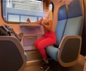 CRAZY slut teen gets dirty on the train and gives me a blowjob among the passengers - SUB ITA&ENG from sl among