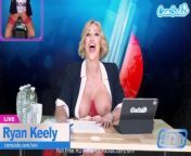 Camsoda - Hot Sexy Big Boobs Milf Ryan Keely Gives It To Hot Sex Machine Live On Air from next female news anchor sexy videos pg page xvideos com