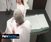 PervDoctor - Curvy Teen Needs Special Treatment And Lets Her Doctor And Nurse To Take Care Of Her from wwwxxxxil doctor and pat
