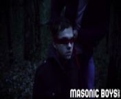 MasonicBoys - Nervous student gets aggressively bred by muscle bear from budak sekolah gay dalam hutan