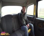 Female Fake Taxi Driver And Her Sexy GF Treat Birthday man To A Hot filthy Bisexual 3way from sextaxi