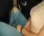 Sex with mother's friend in a car from xñxx com