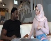 Hijab Arabic Alinaangel W BBC Jax Slayher P2- الينا انجل بالحجاب تنتاج من الفحل الاسمر جاكس سلاير ج٢ from کشف حجاب