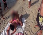 SPONTANEOUS FREE FUCK ON THE BEACH! Everyone can fuck! Free choice of hole! from xvideo ran