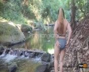 Outdoor sex in Philippine nature by this extreme couple from babae hubad sa ilog kuha sa cameraww bd film actress sex videos com