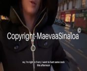 Maevaa Sinaloa - Manhunt in Paris, I fuck with AD Laurent in front of my boyfriend - Double facial from anita fabiola sextap