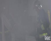 Sex Crazed Babe Monika Fox Takes DP Slamming From Her Neighbour And Firemen from traci lords takes tokyo